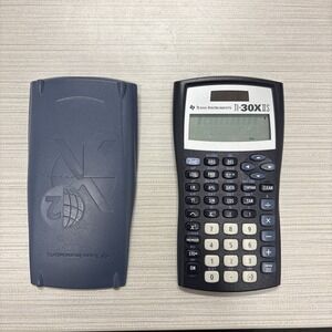 Texas Instruments TI-30X‎ IIS Scientific Calculator Blue Dual Power Tested